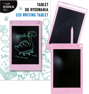 Tablet graficzny do rysowania LCD znikopis różowy