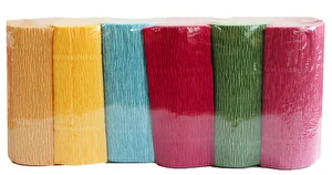 Krepina dekoracyjna WŁOSKA GRUBA 180g 6 kol MIX 2