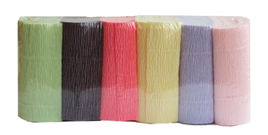 Krepina dekoracyjna WŁOSKA GRUBA 180g 6 kol MIX 8