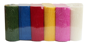 Krepina dekoracyjna WŁOSKA GRUBA 180g 6 kol MIX 7