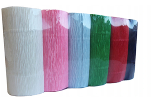 Krepina dekoracyjna WŁOSKA GRUBA 180g 6 kol MIX 5