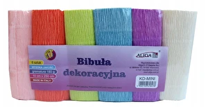 Krepina dekoracyjna WŁOSKA GRUBA 180g 6 kol MIX 3