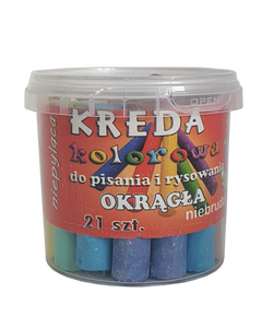 Kreda chodnikowa kolor M3 Mar-Bor wiaderko 21szt