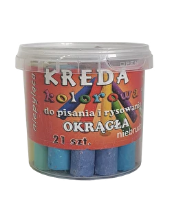 Kreda chodnikowa kolor M3 Mar-Bor wiaderko 21szt