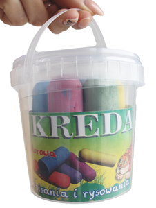 Kreda chodnikowa kolor M4 Mar-Bor wiaderko 7 sztuk