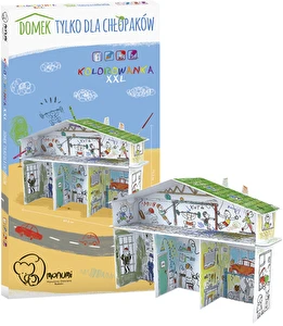 Kolorowanka składana 3D XXL Domek dla chłopaków