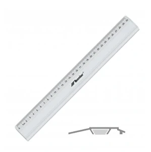 Linijka z anodowanego aluminium biurowa 20cm 30070