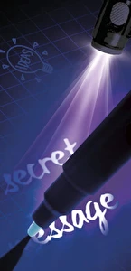 Długopis szpiegowski sekretny z latarką UV mix KIDEA