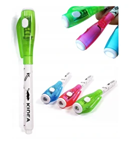 Długopis szpiegowski sekretny z latarką UV mix KIDEA