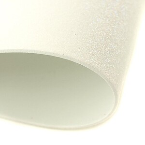 Arkusze piankowe białe brokatowe A4 / 5 sztuk