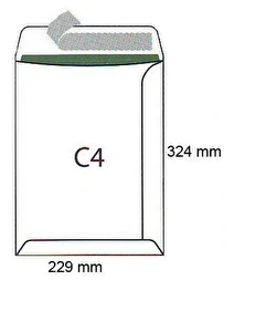 Koperty rozszerzane białe C4 HK RBD 10 sztuk