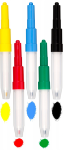 Flamastry dmuchane Blo Pens 5 kol + 1 szablon Wiek 5+