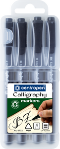Markery flamastry do kaligrafii Centropen 4 sztuki