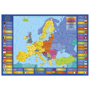 Podkład na biurko edukacyjny oklejany 35X50 Unia Europejska