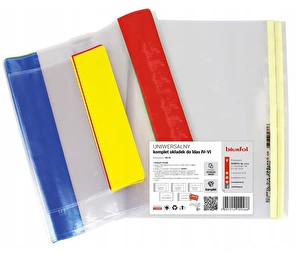 Okładki okłada bezbarwna na książki zeszyty komplet do klasy IV-VI + gratis