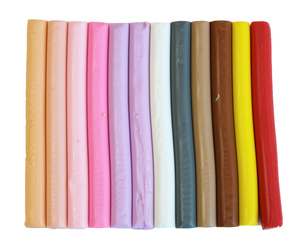 Plastelina szkolna Kidea pastelowa 24 kolory