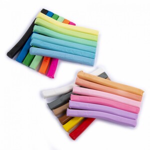 Plastelina szkolna Kidea pastelowa 24 kolory