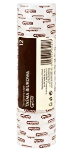 Taśma biurowa klejąca przeźroczysta 12mmx20m 12 sztuk