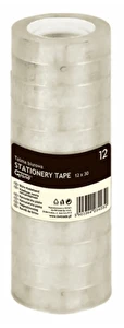 Taśma biurowa klejąca przeźroczysta 12x30 12 sztuk
