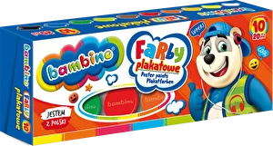 Farby plakatowe BAMBINO 10 kol 20 ml