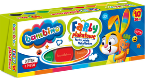 Farby plakatowe BAMBINO 10 kol 20 ml
