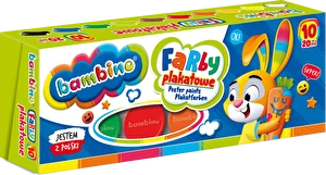 Farby plakatowe BAMBINO 10 kol 20 ml