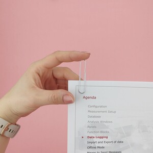 Spinacze okrągłe 50 mm metalowe 100szt