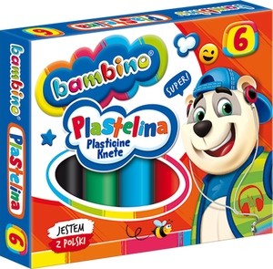 Plastelina BAMBINO 6 kolorów
