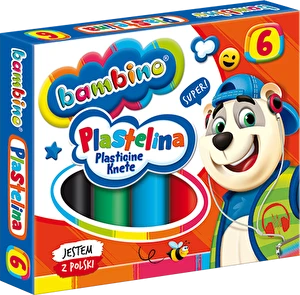 Plastelina BAMBINO 6 kolorów