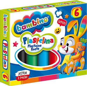 Plastelina BAMBINO 6 kolorów
