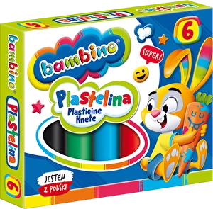 Plastelina BAMBINO 6 kolorów