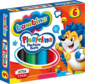Plastelina BAMBINO 6 kolorów