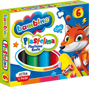 Plastelina BAMBINO 6 kolorów