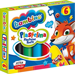 Plastelina BAMBINO 6 kolorów
