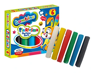 Plastelina BAMBINO 6 kolorów
