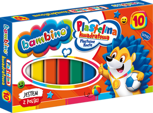 Plastelina Bambino kwadratowa 10 kolorów