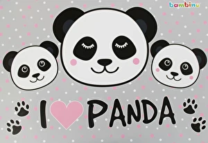 Podkład laminowany edukacyjny Panda 42 x 29,5 cm