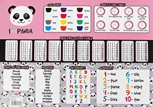 Podkład laminowany edukacyjny Panda 42 x 29,5 cm