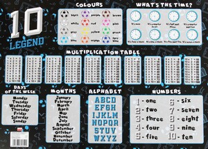 Podkład laminowany edukacyjny Goal 42 x 29,5 cm