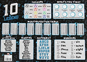 Podkład laminowany edukacyjny Goal 42 x 29,5 cm