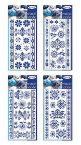 Naklejki kalkomania wielkanocna TRS-6994 granat