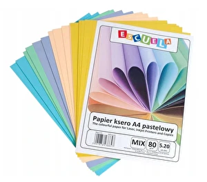 Papier ksero kolor A4 80g ORIGAMI PASTEL 100ark MIX