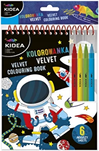 Kolorowanka Velvet C Kidea Kosmos KIDEA