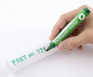 Marker D.Rect 2160 okr. permanentny Zielony 12 sztuk