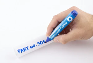 Marker D.Rect 2160 okr. permanentny Niebieski 12 sztuk