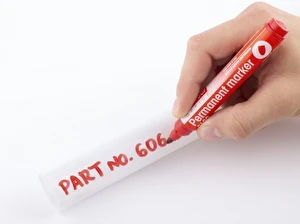 Marker D.Rect 2160 okr. permanentny Czerwony 12 sztuk