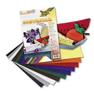 Filc dekoracyjny Mix kolorów 10szt A4 Folia 1,5mm