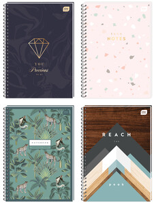 Kołozeszyt A4 120 kratka/linia Interdruk