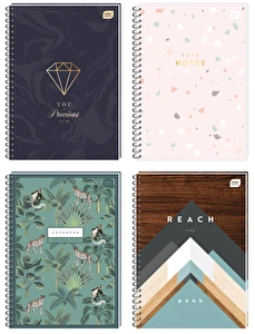 Kołozeszyt A4 120 kratka/linia Interdruk