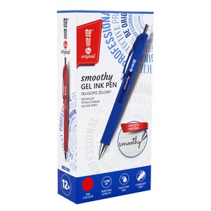 Długopis żelowy Smoothy 0,5mm MemoBe czerwony